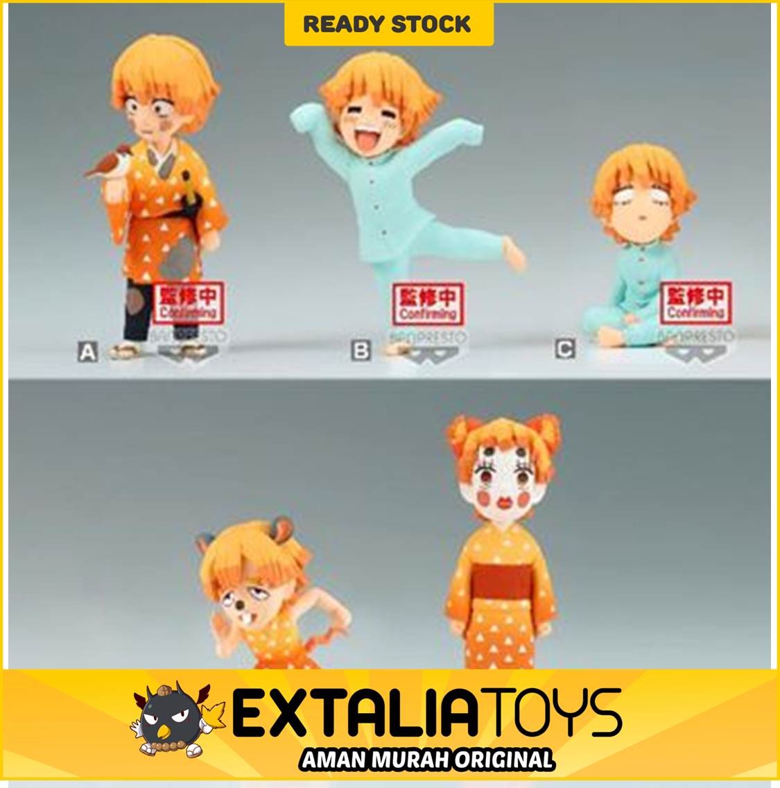 DEMON SLAYER: KIMETSU NO YAIBA WORLD COLLECTABLE FIGURE -ZENITSU AGATSUMA COLLECTION- PER BOX 12 PCS- DEMON SLAYER: KIMETSU NO YAIBA WORLD COLLECTABLE FIGURE -ZENITSU AGATSUMA COLLECTION- PER BOX 12 PCS-